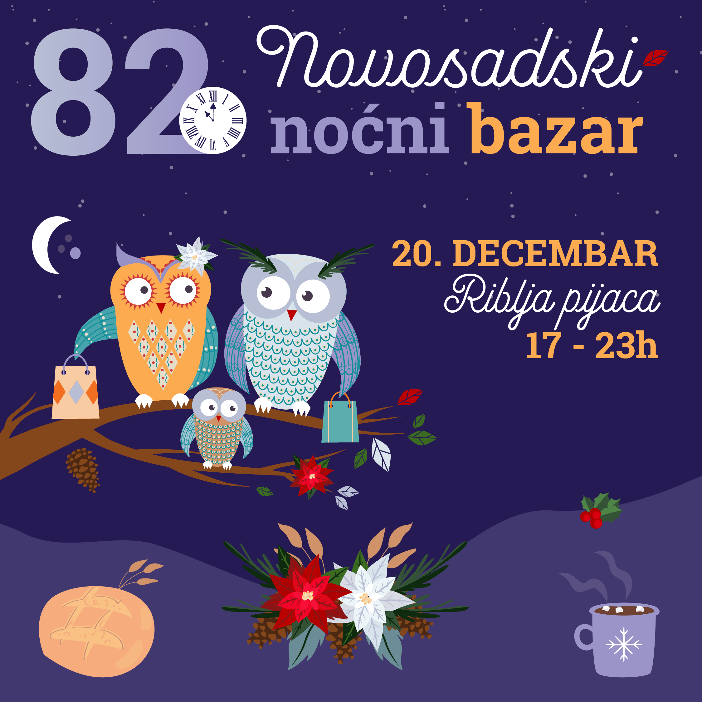 Novosadski noćni bazar dec 2