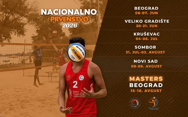 Nacionalno prvenstvo u odbojci na pesku 2026